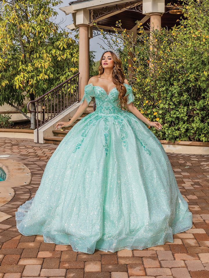 Dancing Queen 1804 Off Shoulder Sweetheart Neck Long Dress