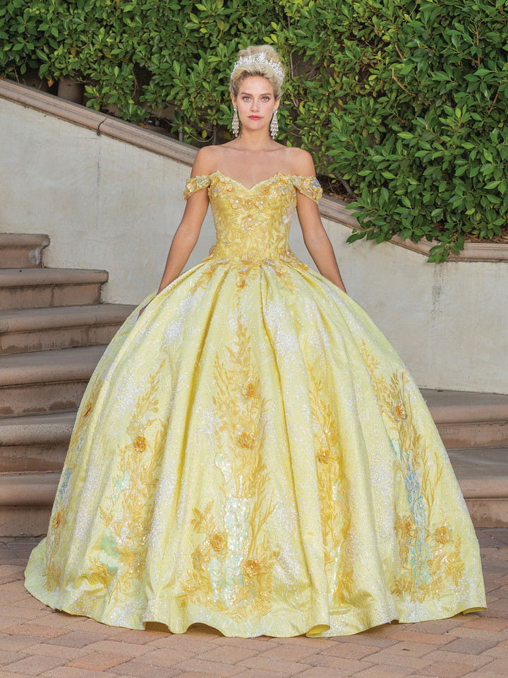 Dancing Queen 1772 Off Shoulder Sweetheart Neck Long Dress