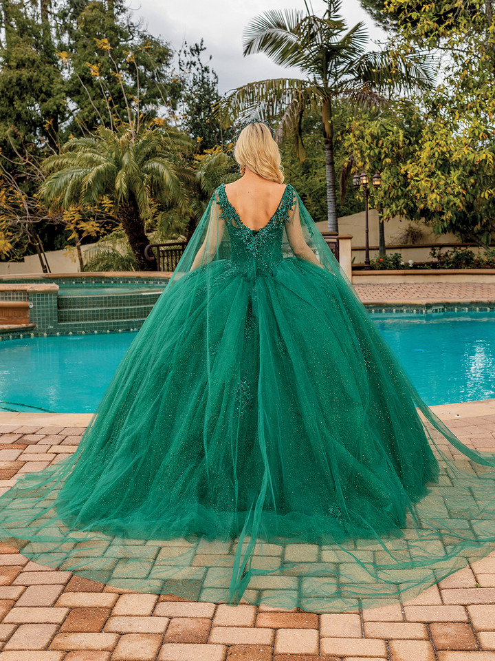 Dancing Queen 1767 Sweetheart Neck Strap Sleeve Long Dress