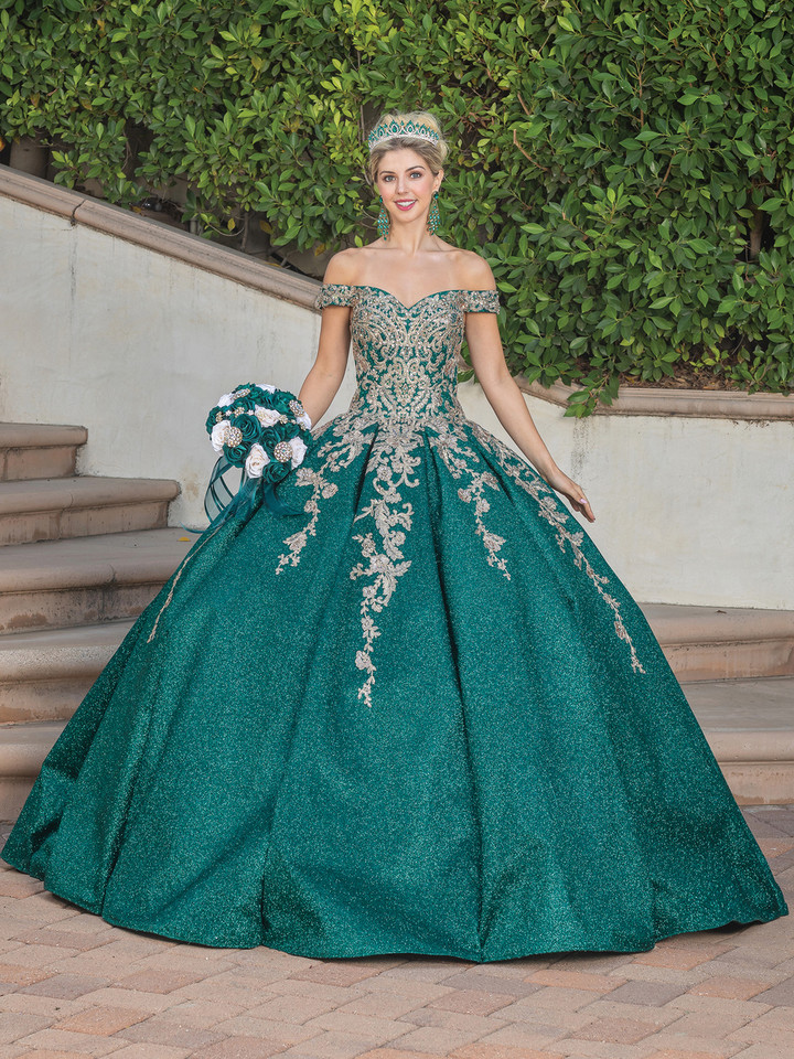 Dancing Queen 1753 Off Shoulder Sweetheart Neck Ballgown