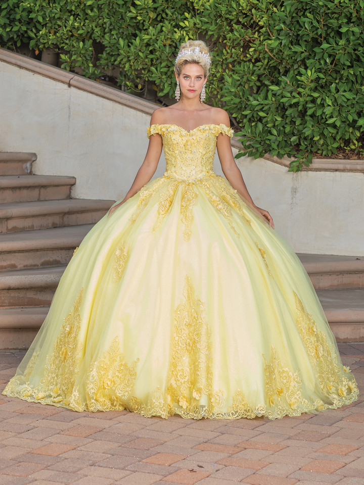 Dancing Queen 1739 Off Shoulder Sweetheart Neck Ballgown