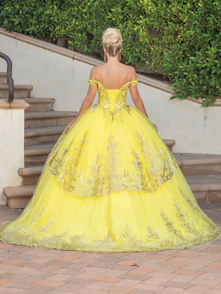 Dancing Queen 1729 Off Shoulder Sweetheart Neck Ballgown