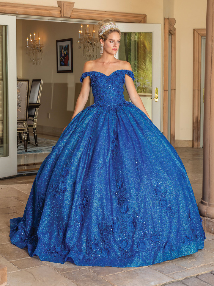 Dancing Queen 1718 Off Shoulder Sweetheart Neck Ballgown