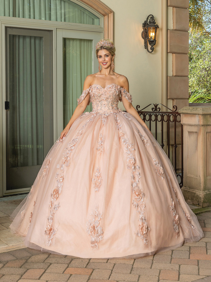 Dancing Queen 1687 Sweetheart Neck Embroidery Ballgown