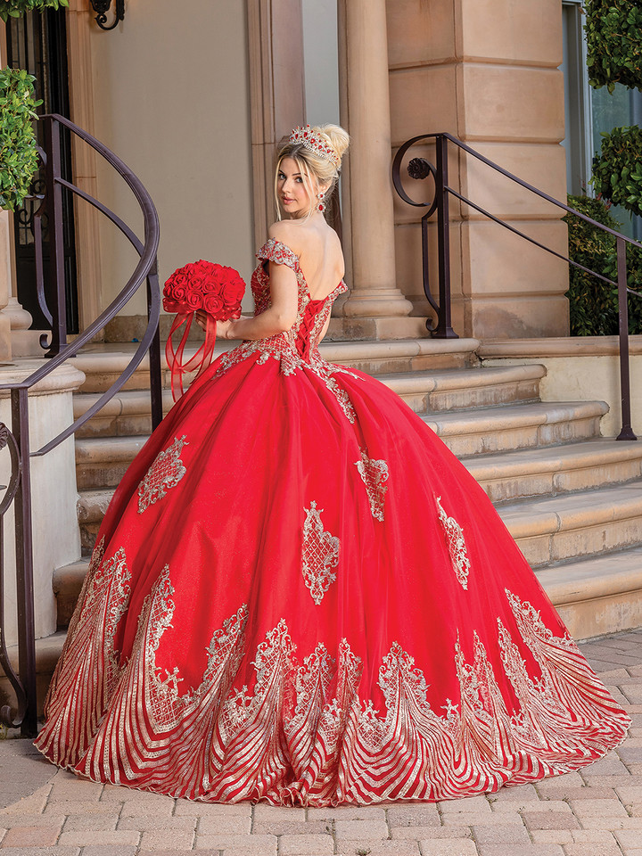 Dancing Queen 1681 Sweetheart Neck Embroidery Ballgown
