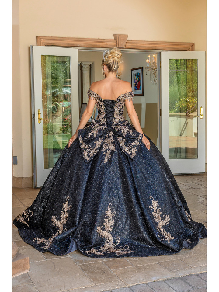 Dancing Queen 1658 Off Shoulder Sweetheart Neck Ballgown