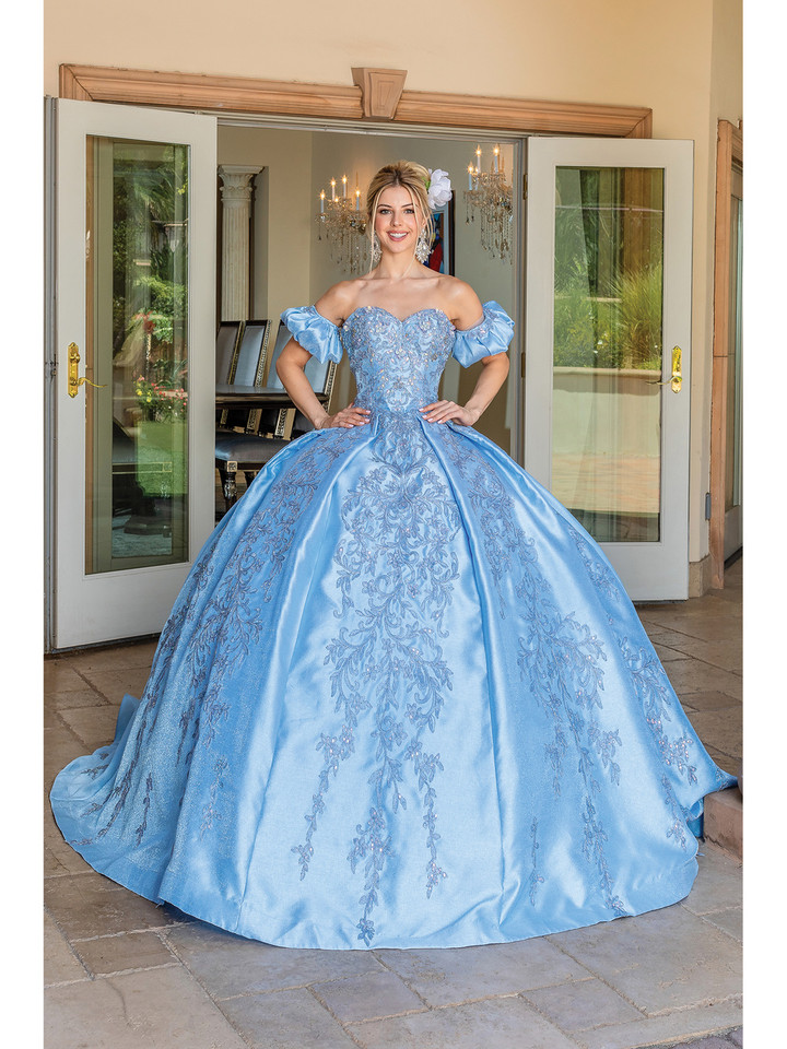 Dancing Queen 1644 Off Shoulder Sweetheart Neck Ballgown