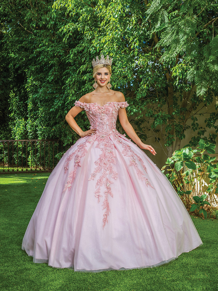 Dancing Queen 1620 Off Shoulder Sweetheart Neck Ballgown