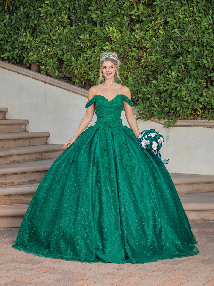 Dancing Queen 1501 Off Shoulder Sweetheart Neck Ballgown