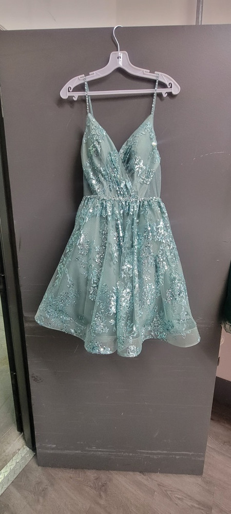 Dancing Queen 3360 Sleeveless V-neck Homecoming Dress