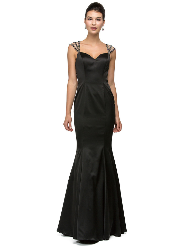 Dancing Queen 9454 Sweetheart Neck Sleeveless Long Dress