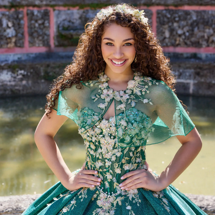 Princesa by Ariana Vara PR30134 Lace Beading Strapless Gown