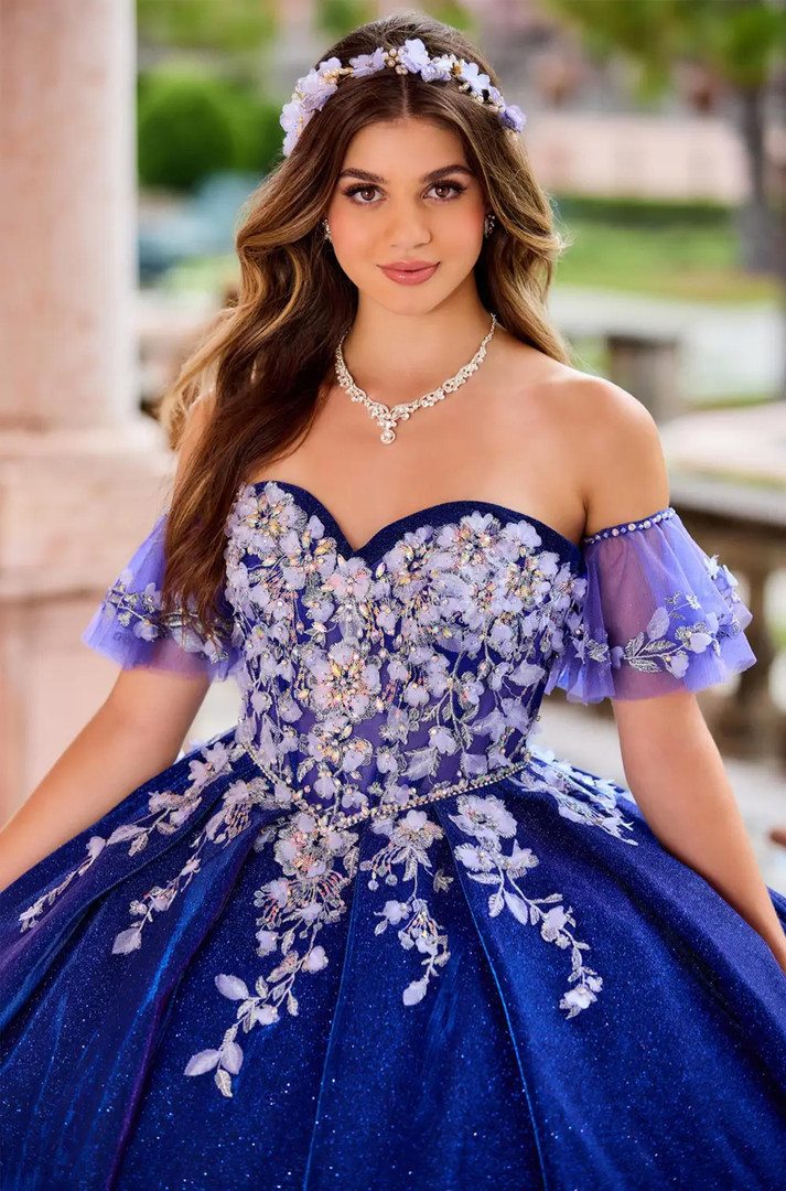 Princesa by Ariana Vara PR30134 Lace Beading Strapless Gown