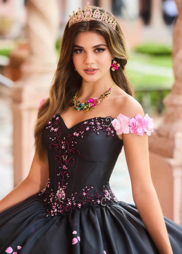 Princesa by Ariana Vara PR30151 Mikado Off Shoulder Gown