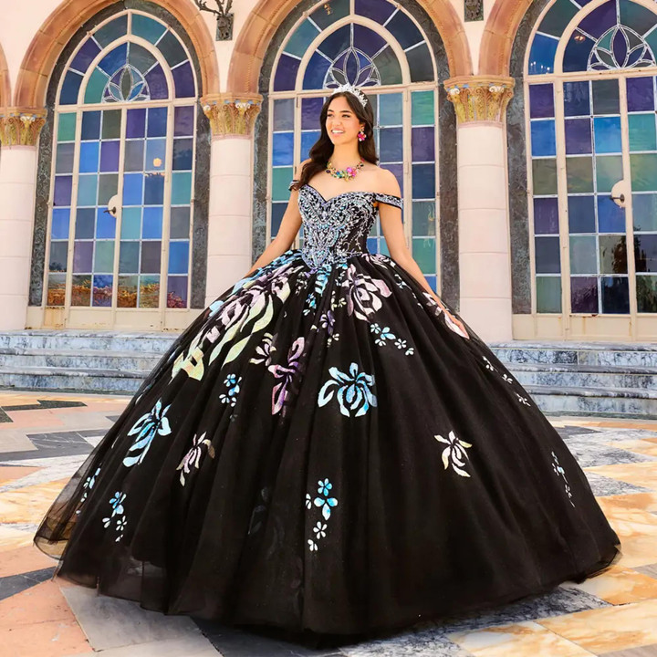 Princesa by Ariana Vara PR30156 Embroidery Sequins Gown