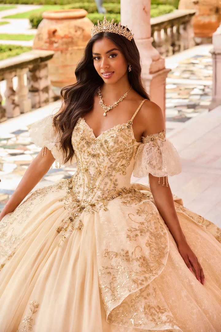 Princesa by Ariana Vara PR30161 Sequins Sleeveless Gown