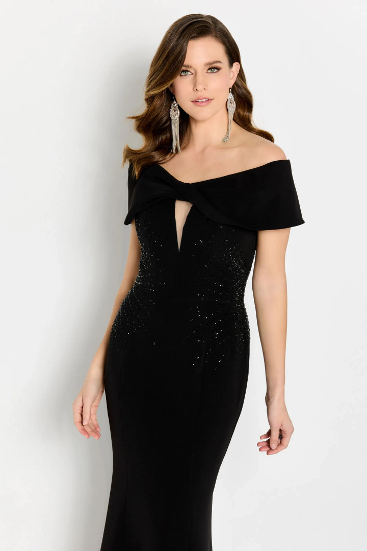 Cameron Blake by Mon Cheri CB758 Stretch Crepe Long Dress