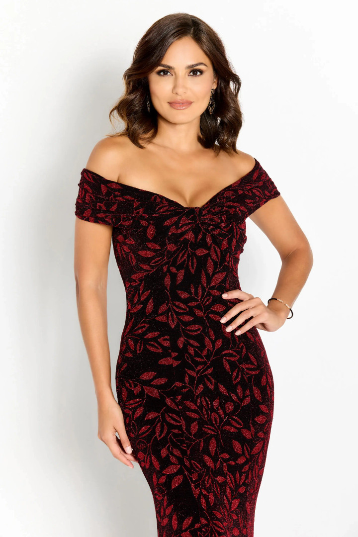 Cameron Blake by Mon Cheri CB766 Off the Shoulder Long Dress