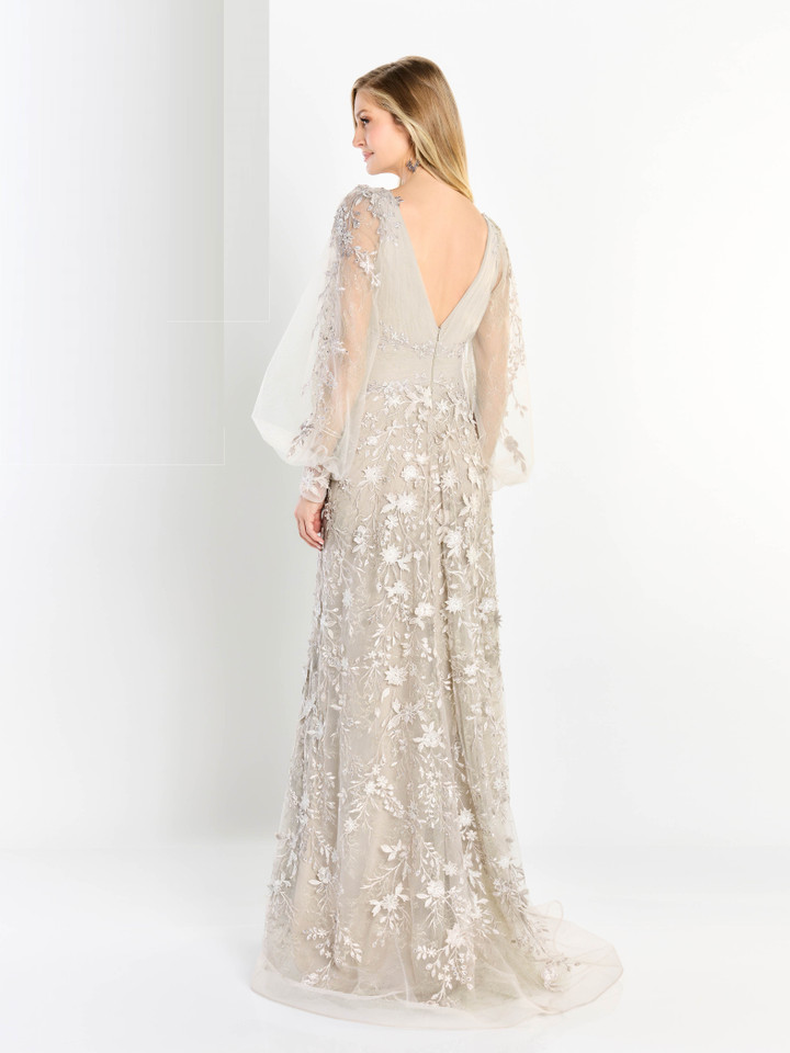 Montage by Mon Cheri M2201 Allover Lace Applique Long Dress