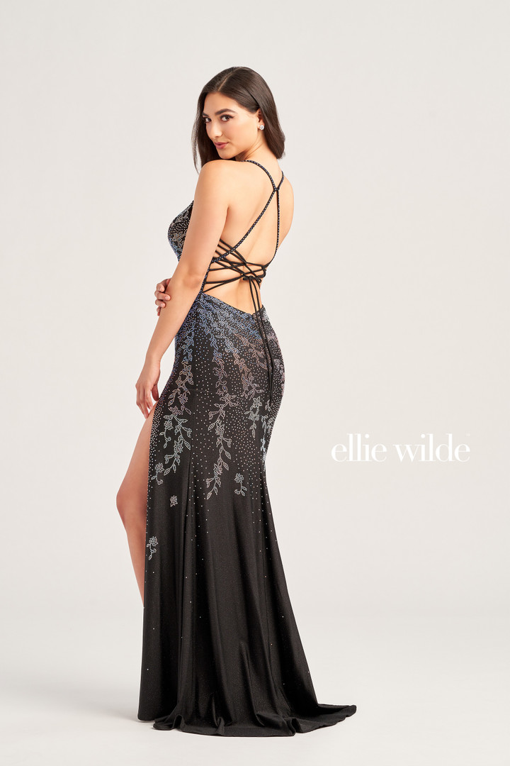 Ellie Wilde by Mon Cheri EW35061 Stretch Jersey Long Dress