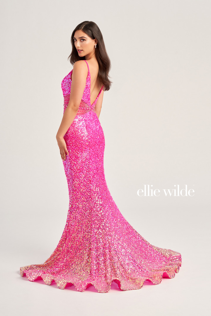 Ellie Wilde by Mon Cheri EW35044 Novetly Sequin Beads Dress