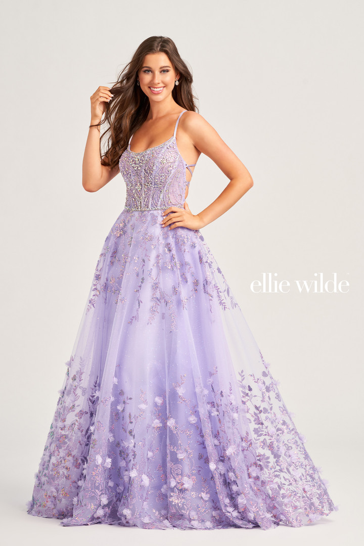 Ellie Wilde by Mon Cheri EW35240 Glitter Tulle Sequin Dress