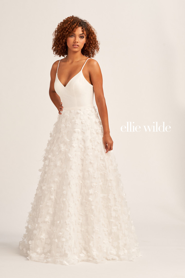 Ellie Wilde by Mon Cheri EW35037 Stretch Taffeta Long Dress