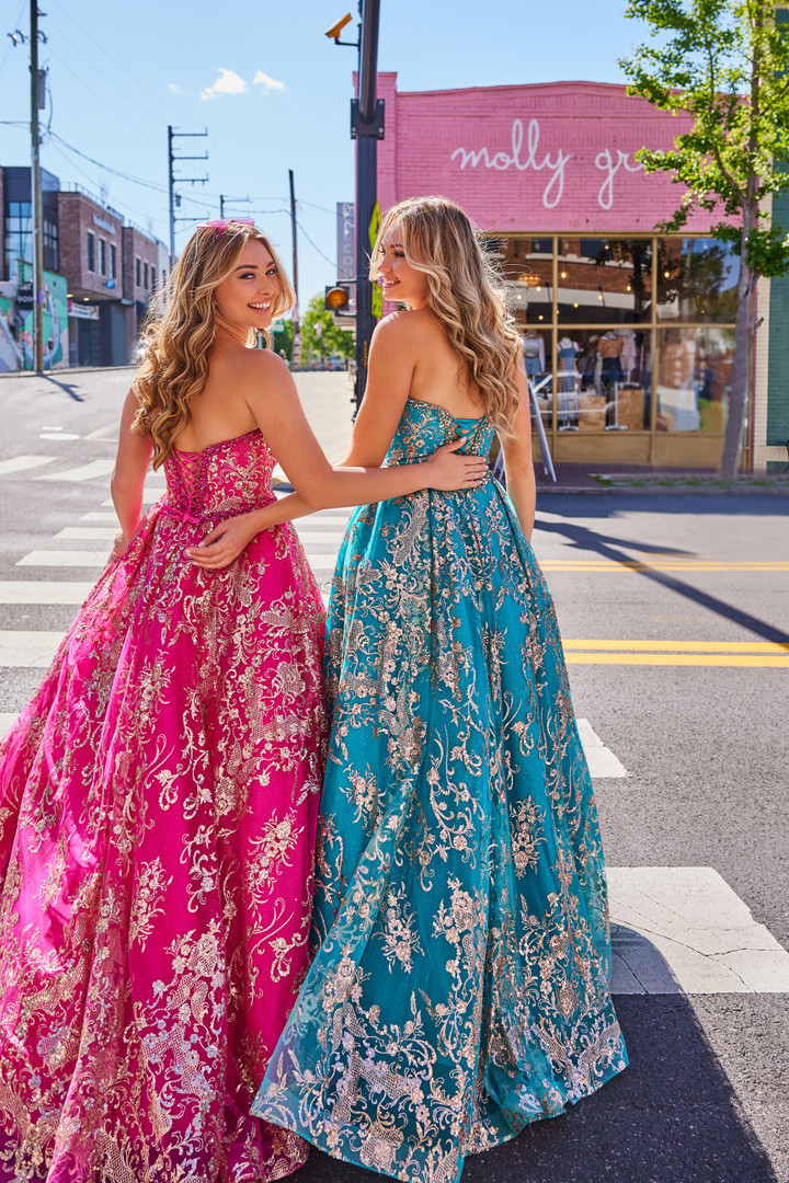 Colette by Daphne CL5101 Novelty Glitter Beading Dress