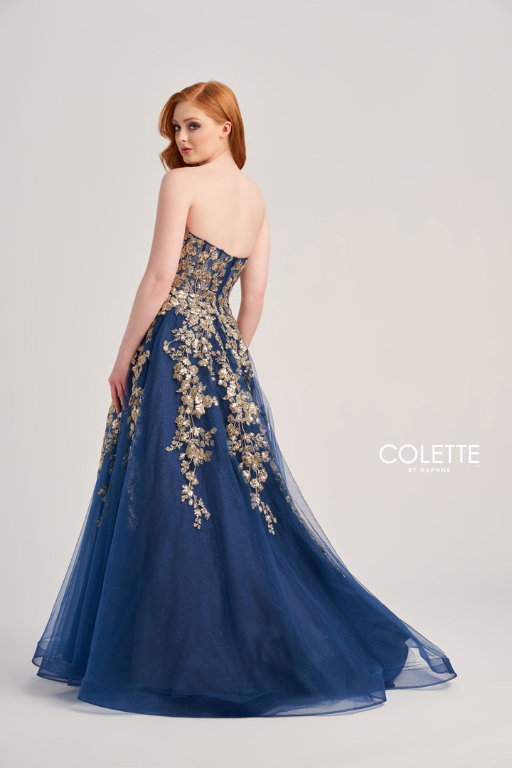 Colette by Daphne CL5136 Tulle Sequin Glitter Tulle Dress