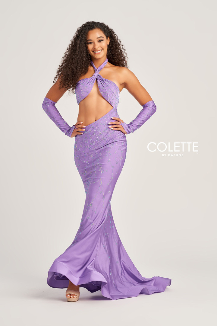 Colette by Daphne CL5263 Stretch Spandex Jersey Dress