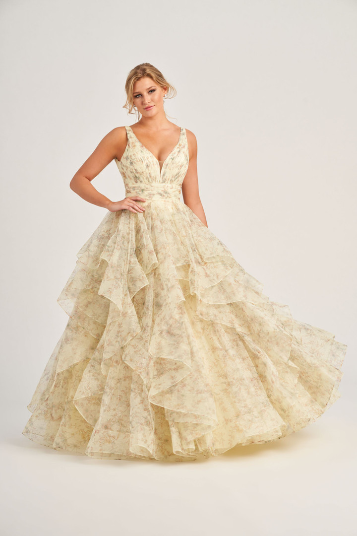 Colette by Daphne CL5273 Novelty Floral Glitter Dress