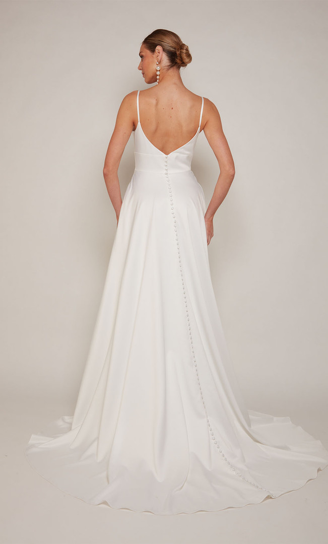 Alyce Paris 7095 Perfect Satin Sweetheart Neck Wedding Dress