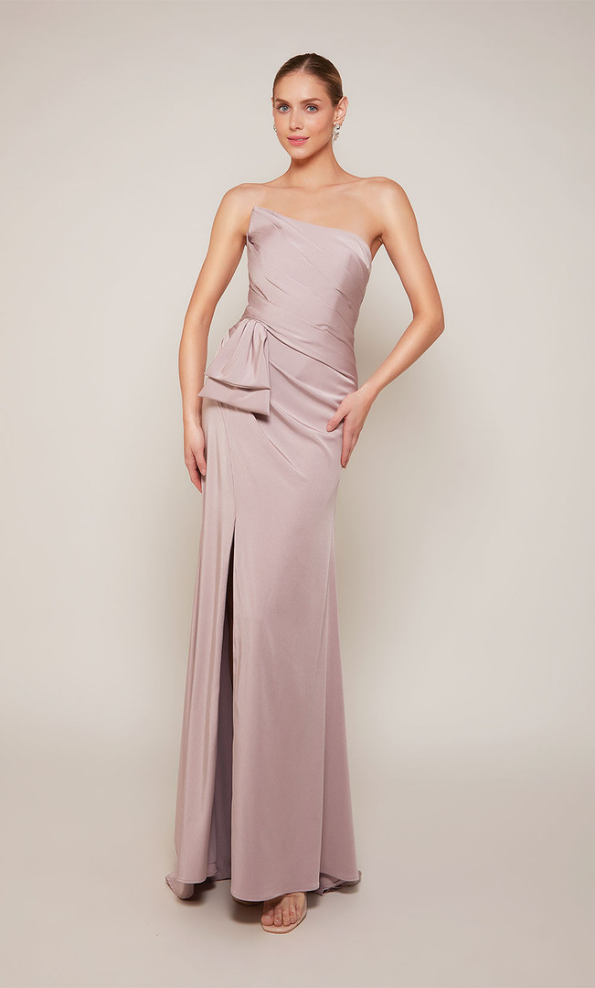 Alyce Paris 27658 Stretch Crepe Strapless Straight Dress