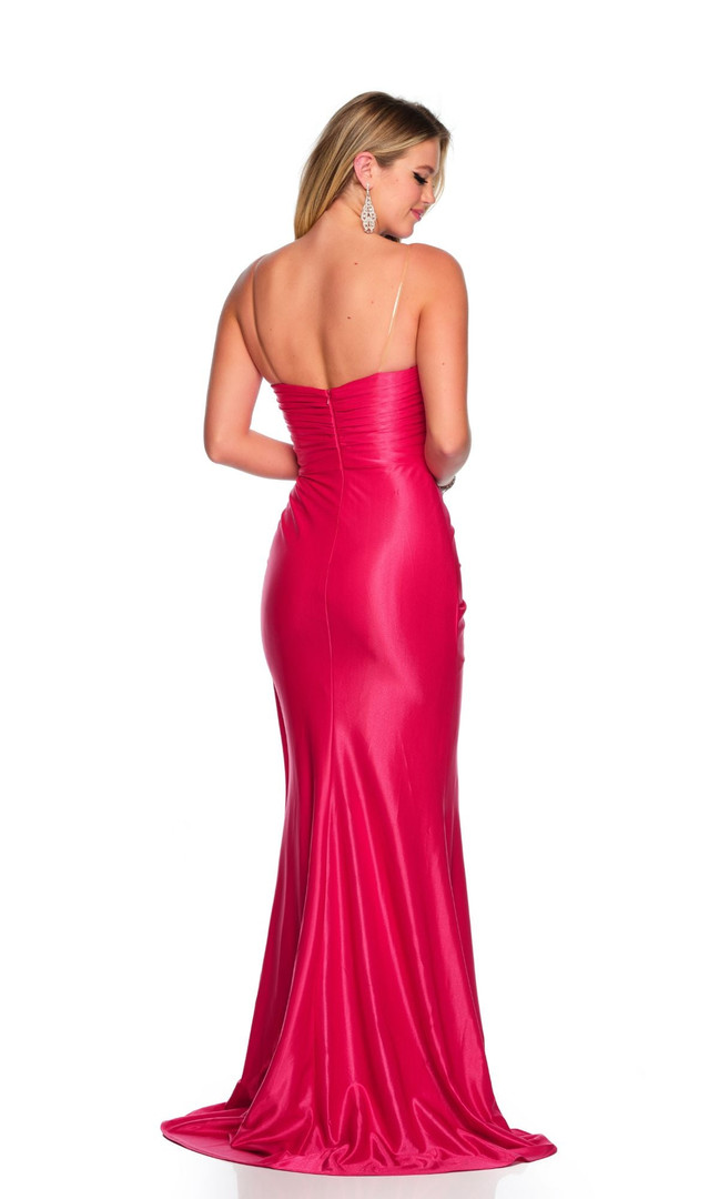 Dave and Johnny 11290 Strapless Sweetheart Neck Ruched Dress