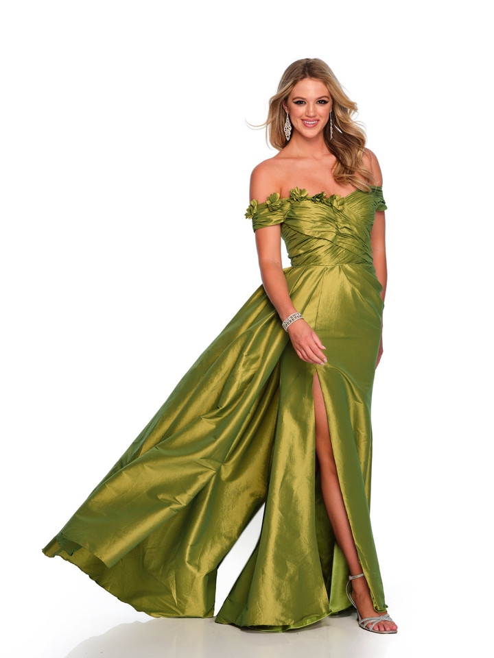 Dave and Johnny 11581 Ruched Bodice Off Shoulder Dress