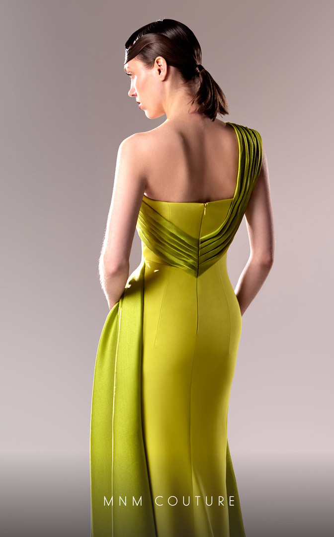 MNM Couture G1606 Ayesmatrick Neckline Sleeveless Dress
