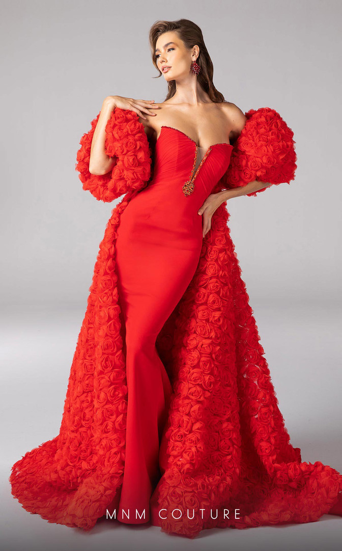 MNM Couture F02821 Sweetheart Neckline Strapless Dress