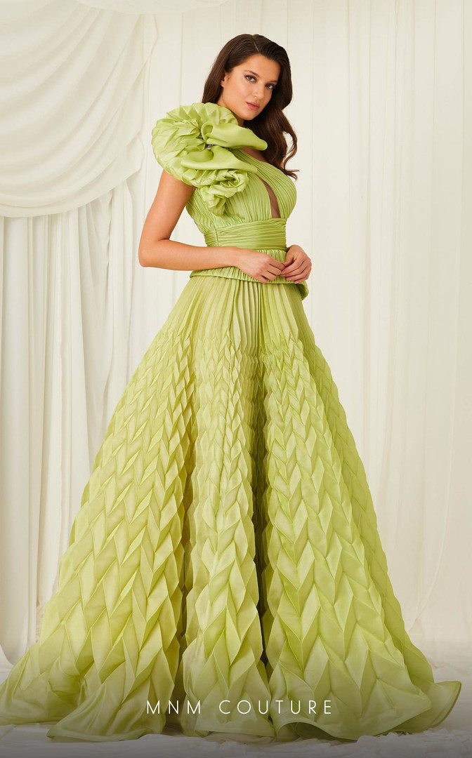 MNM Couture 2799 Ayesmatrick Neck Keyhole Fitted Dress