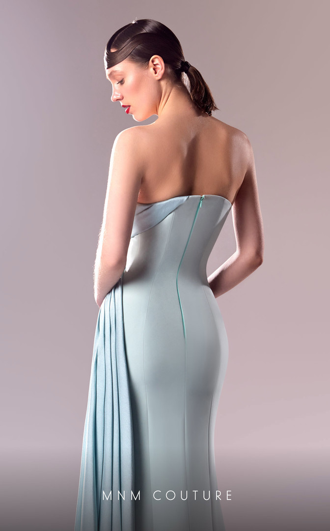 MNM Couture G1608 Strapless Sleeveless Fitted Dress