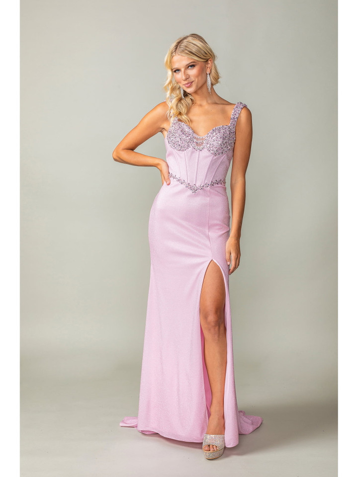 Dancing Queen 4398 Rhinestone Embellishments Sleeveless Gown