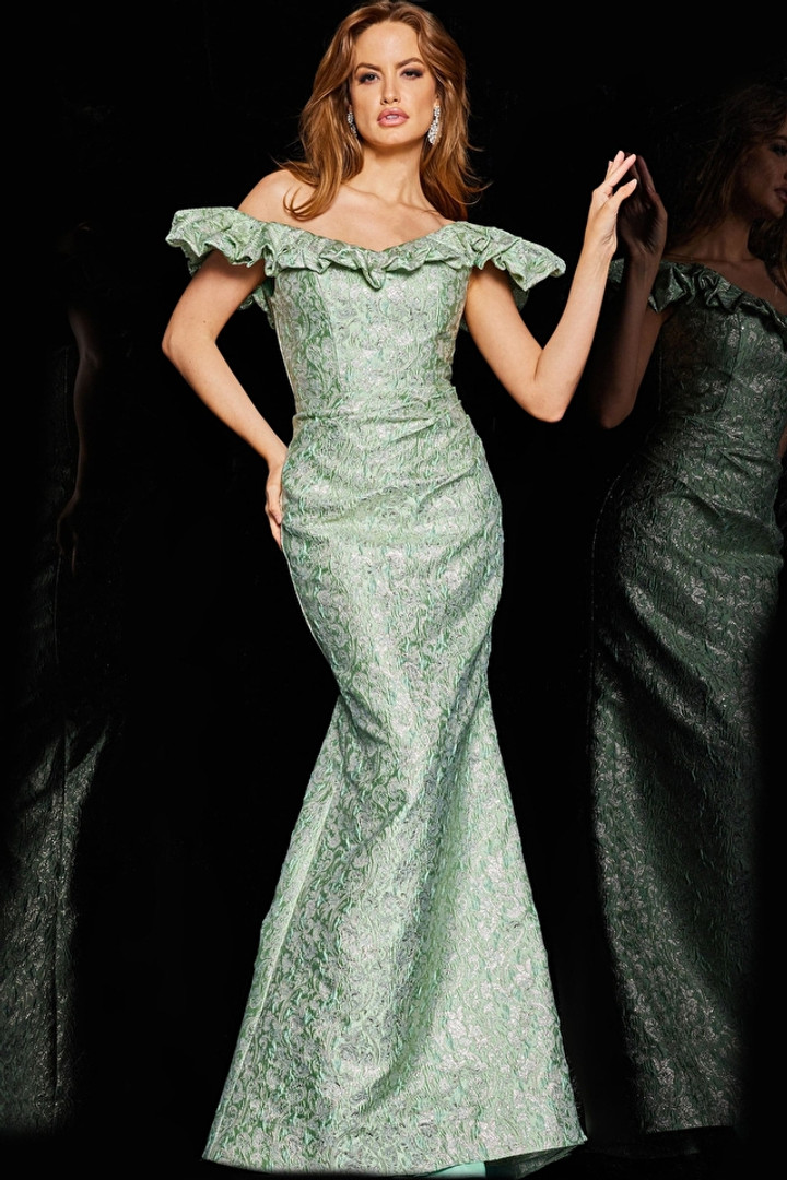 Jovani 25674 Off Shoulder Strapless Sweetheart Neckdress
