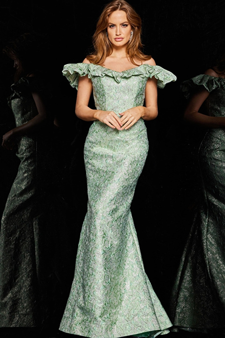 Jovani 25674 Off Shoulder Strapless Sweetheart Neckdress