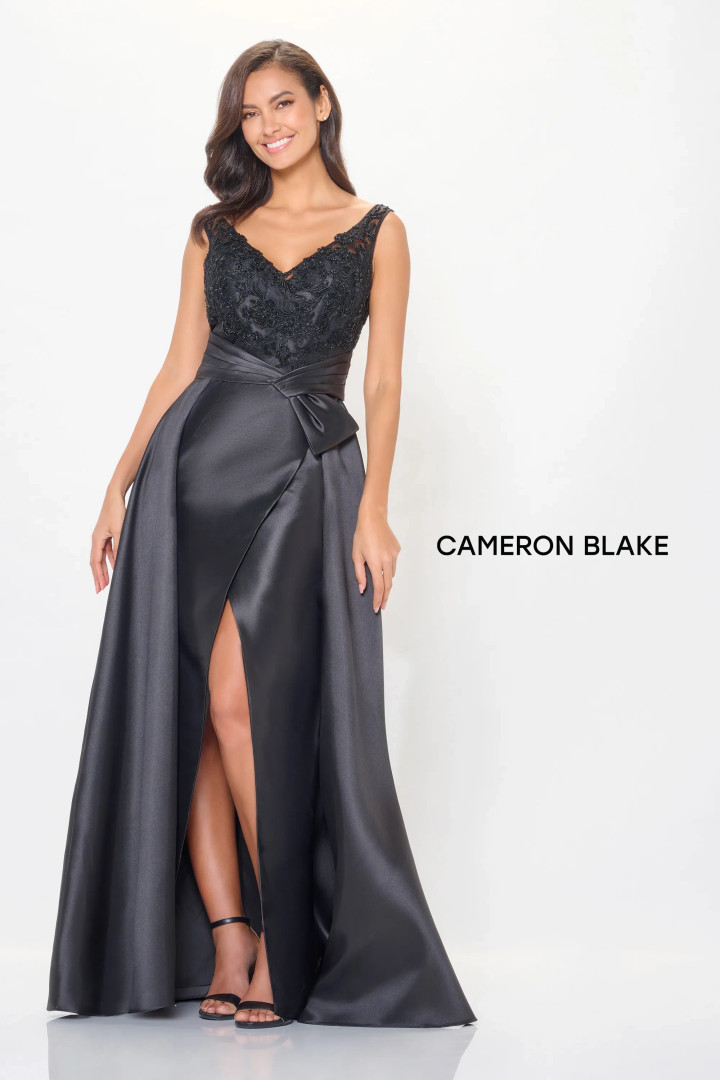 Cameron Blake by Mon Cheri CB3244 Tulle Lace Applique Dress
