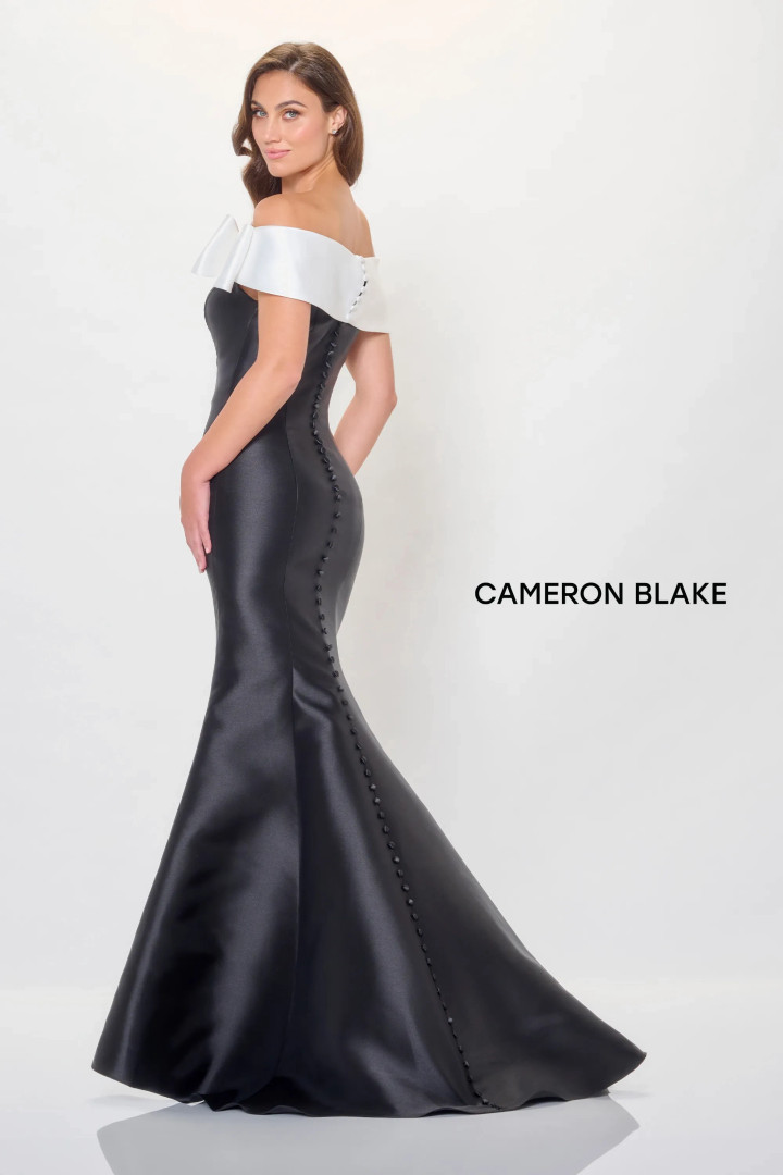 Cameron Blake by Mon Cheri CB3247 Mikado Beaded Long Dress