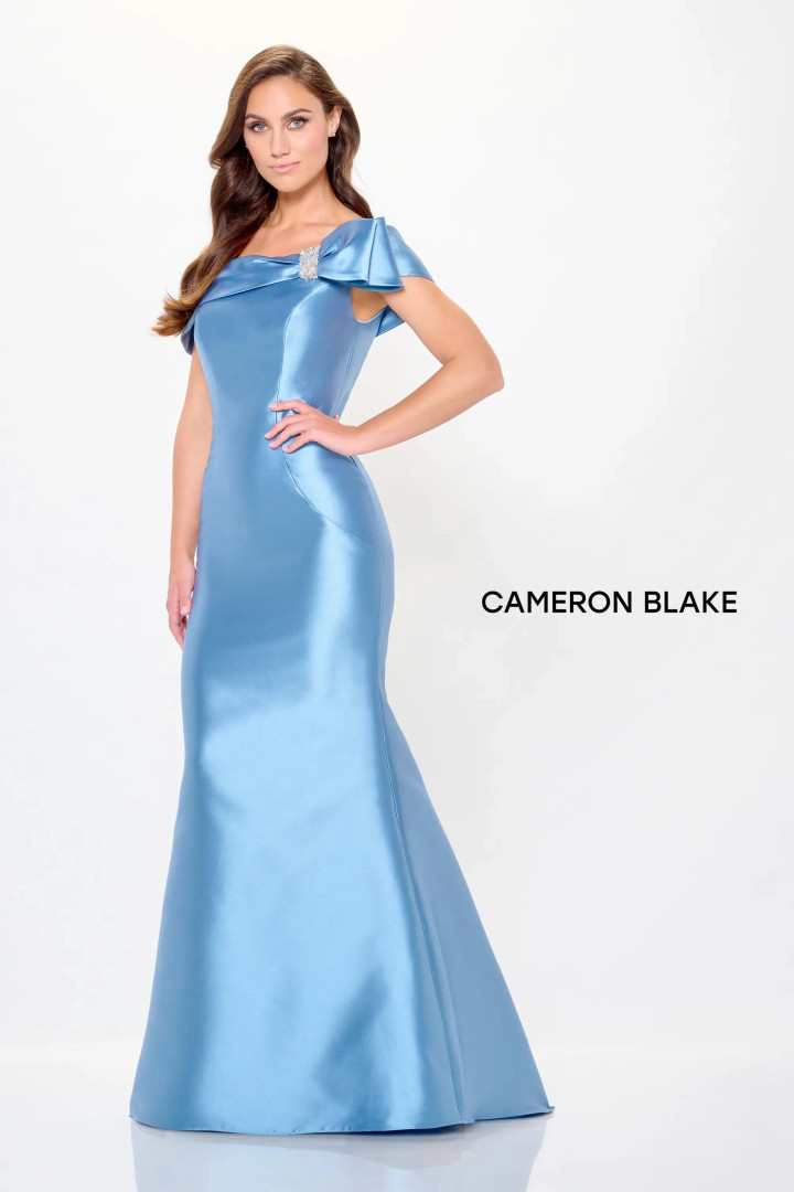Cameron Blake by Mon Cheri CB3247 Mikado Beaded Long Dress