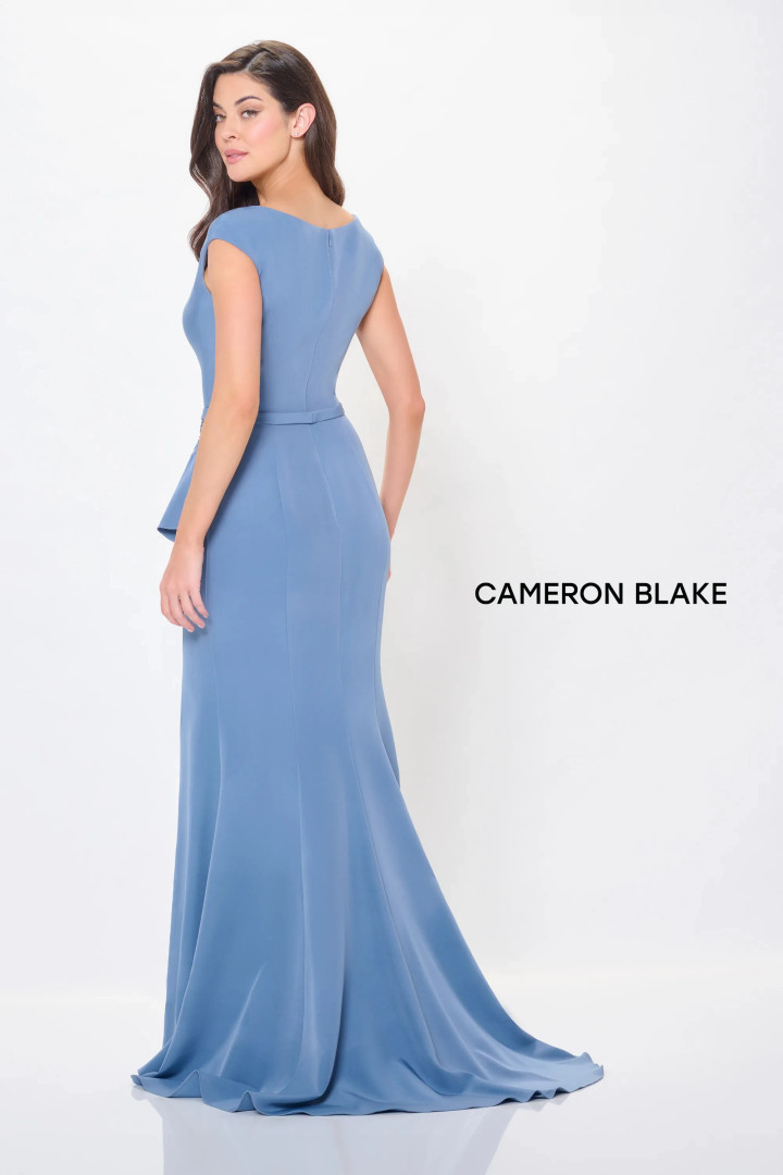 Cameron Blake by Mon Cheri CB3232 Crepe Beaded Long Dress