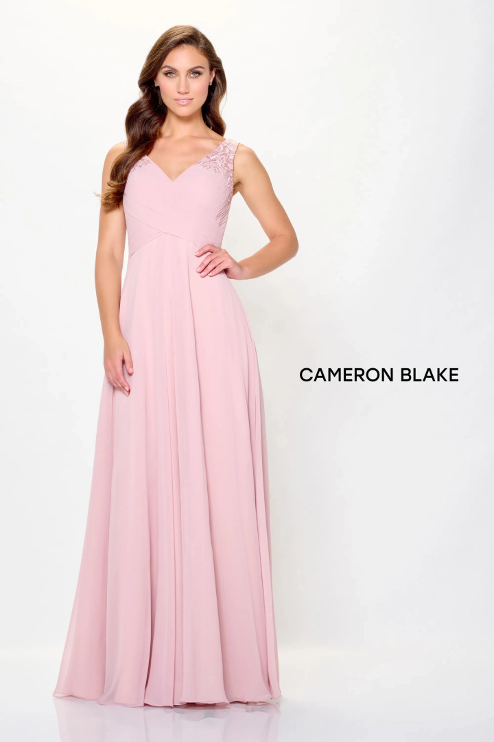 Cameron Blake by Mon Cheri CB3239 Chiffon Allover Lace Dress