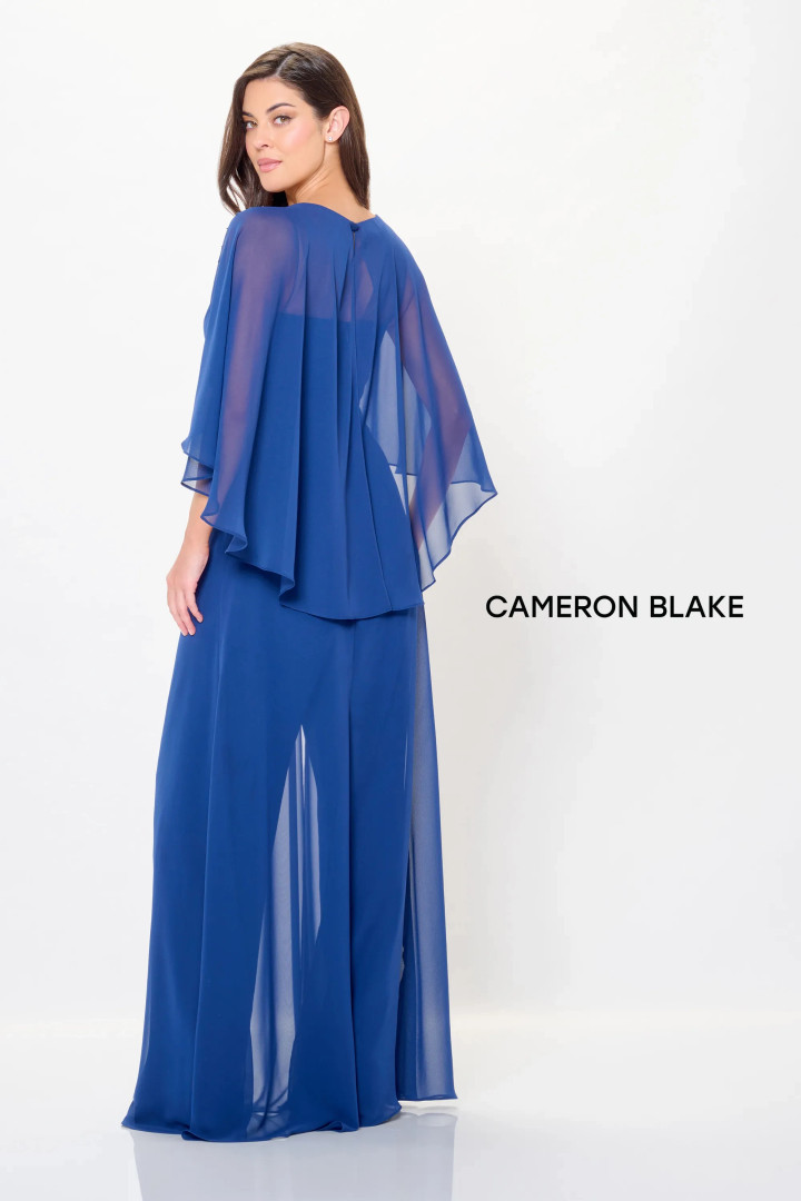 Cameron Blake by Mon Cheri CB3242 Chiffon Beaded Long Dress