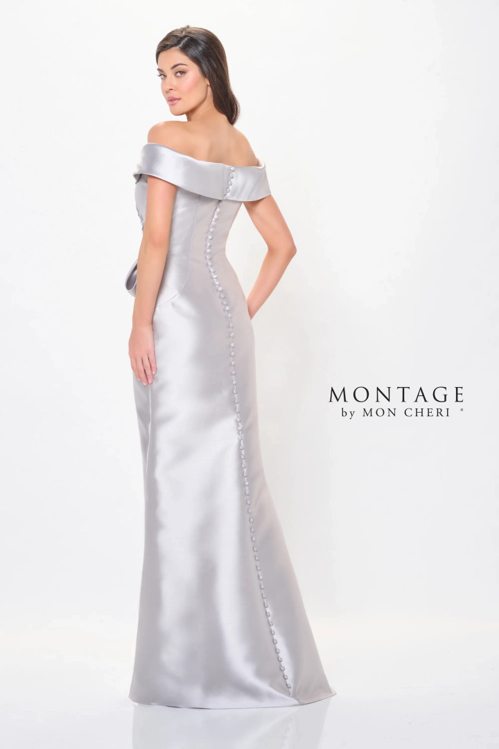 Montage by Mon Cheri M904 Off-Shoulder Sleeveless Long Dress