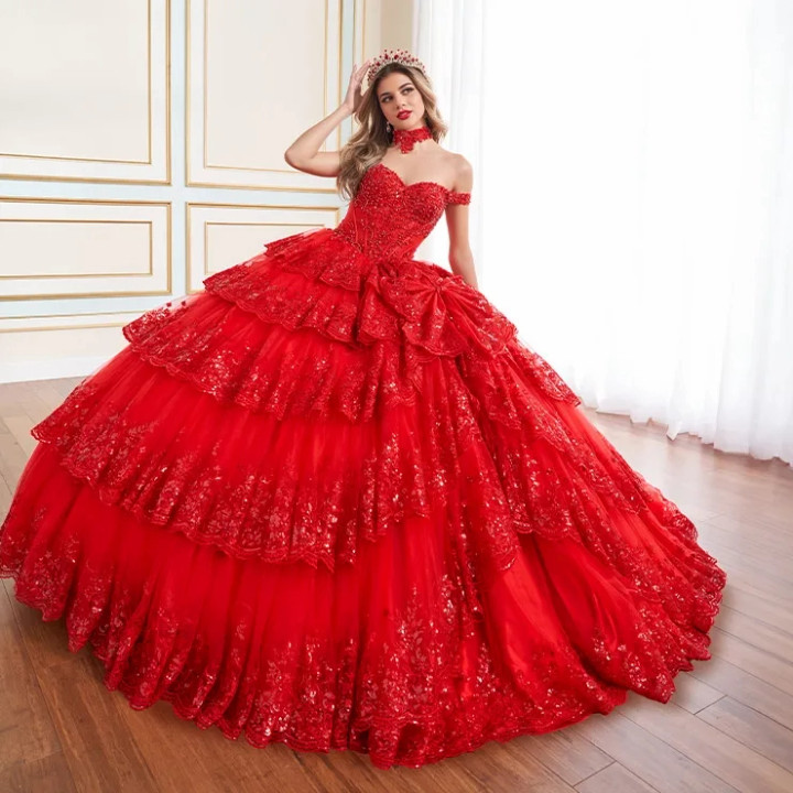 Princesa by Ariana Vara PR30181 Tulle Off-Shoulder Ball Gown